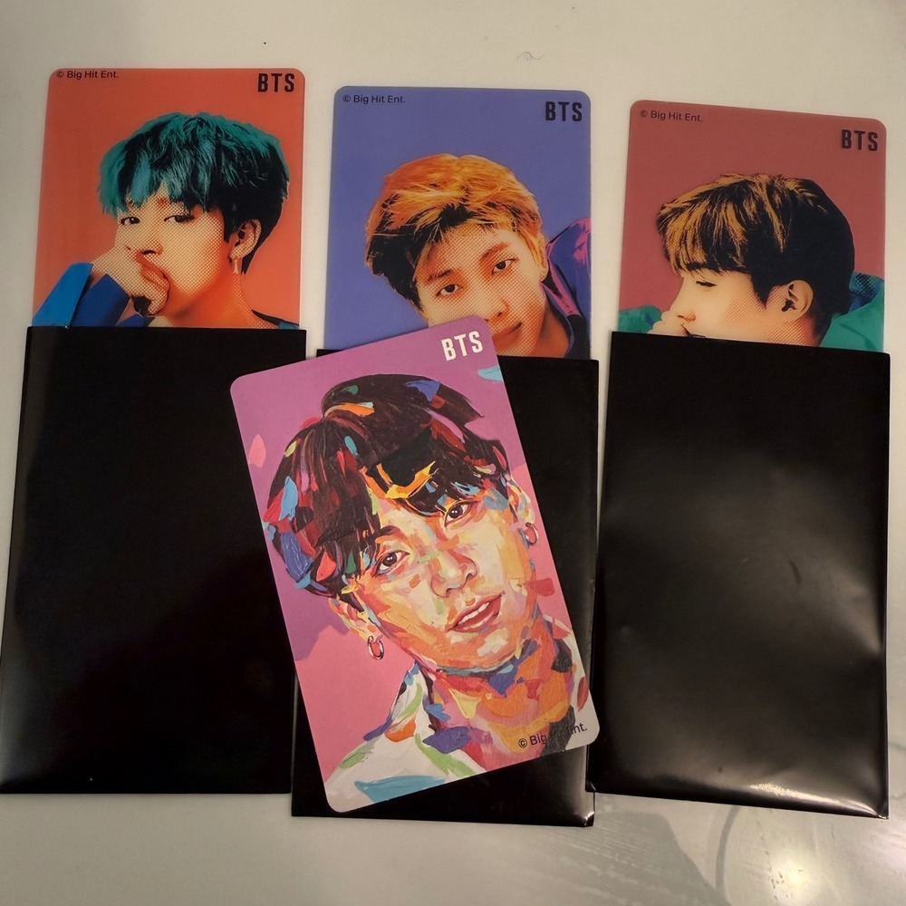 MTPR x BTS KPOP Contact Lens Case Tin Set with Photocards Korean Official - Picture 6 of 8